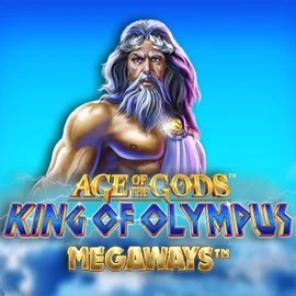 Age Of The Gods: King of Olympus Megaways logo by Origins Rainbet Casino