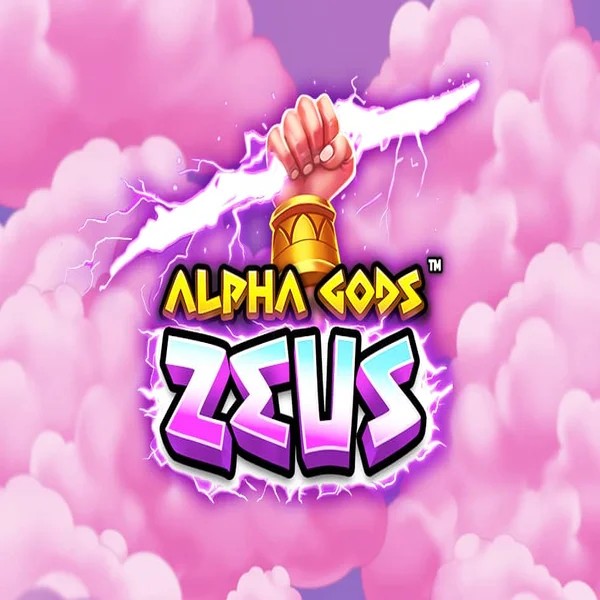 Alpha Gods Zeus logo – Slots by PearFiction Studios at Rainbet Casino
