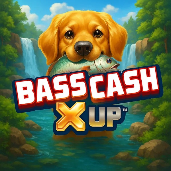 Bass Cash X UP online game logo by Alchemy Gaming on rainsbet.eu