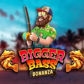 Bigger Bass Bonanza slot visual from Pragmatic Play available on rainsbet.eu