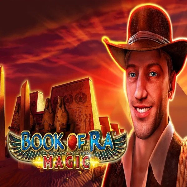 Book of Ra Magic slot icon by Greentube, available at Rainbet Casino