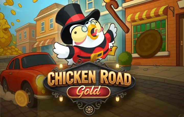Chicken Road Gold logo by InOut at Rainbet Casino