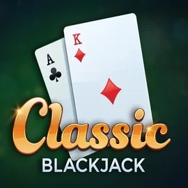 Classic Blackjack slot visual from Red Tiger Gaming available on rainsbet.eu
