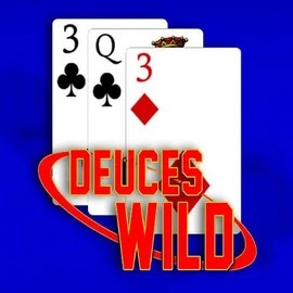 Official Poker logo: Deuces Wild by Games Global at Rainbet Casino