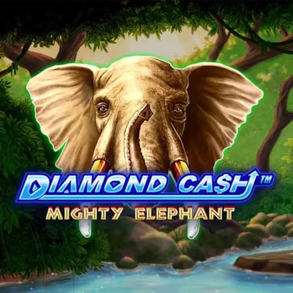 Slots logo of Diamond Cash Mighty Elephant from Greentube at Rainbet Casino