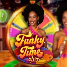 Funky Time online game logo by Evolution on rainsbet.eu