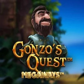 Gonzo's Quest Megaways slot logo by Red Tiger Gaming at Rainbet Casino