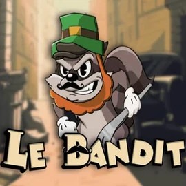 Official Slots logo: Le Bandit by Hacksaw Gaming at Rainbet Casino