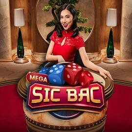 Mega Sic Bac casino game by Pragmatic Play – featured logo at Rainbet Casino