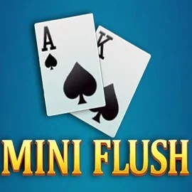 Mini Flush slot logo by TaDa Gaming at Rainbet Casino