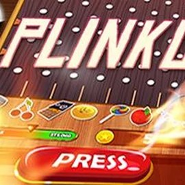 Plinko online game logo by BGAMING on rainsbet.eu
