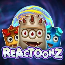 Slots logo of Reactoonz from Play'n GO at Rainbet Casino