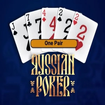 Russian Poker by OneTouch Games, showcased at rainsbet.eu – game logo