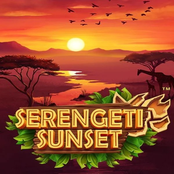 Serengeti Sunset online game logo by Skywind Group on rainsbet.eu