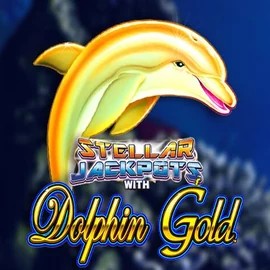 Dolphin Gold with Stellar Jackpots by Lightning Box Game, showcased at rainsbet.eu – game logo