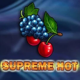 Supreme Hot slot logo by Amusnet Interactive at Rainbet Casino