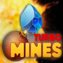 Turbo Mines game by Turbo Games – logo hosted on Rainbet Casino