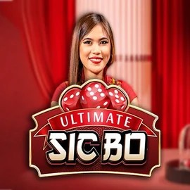 Ultimate Sic Bo online game logo by Ezugi on rainsbet.eu