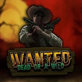 Wanted Dead or a Wild game by Hacksaw Gaming – logo hosted on Rainbet Casino