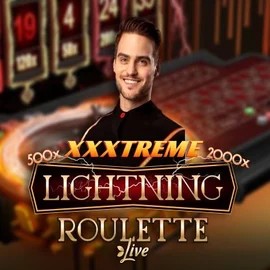 XXXtreme Lightning Roulette slot visual from Evolution available on rainsbet.eu